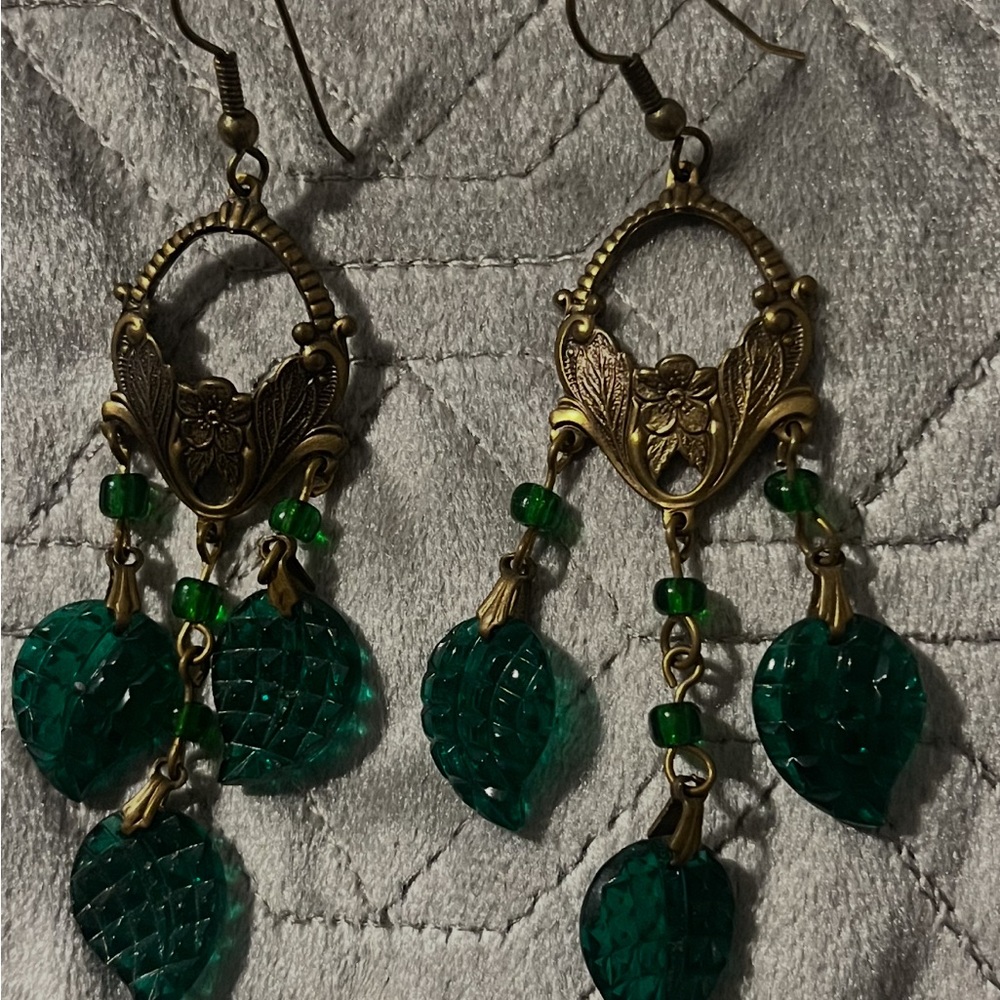 “Emerald Willow Chandeliers"
